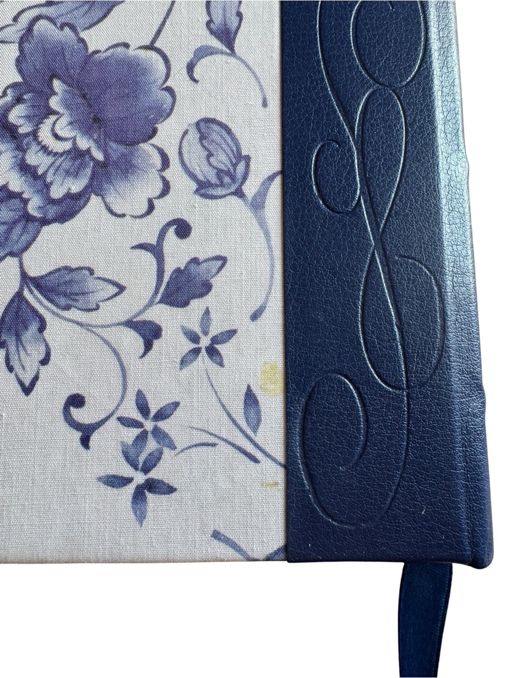 Blue Floral Hardcover Journal - Picture 6 of 8